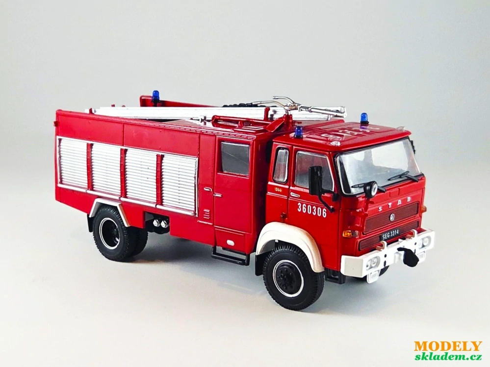 Jelcz 005M hasiči 1:43 časopis s modelem