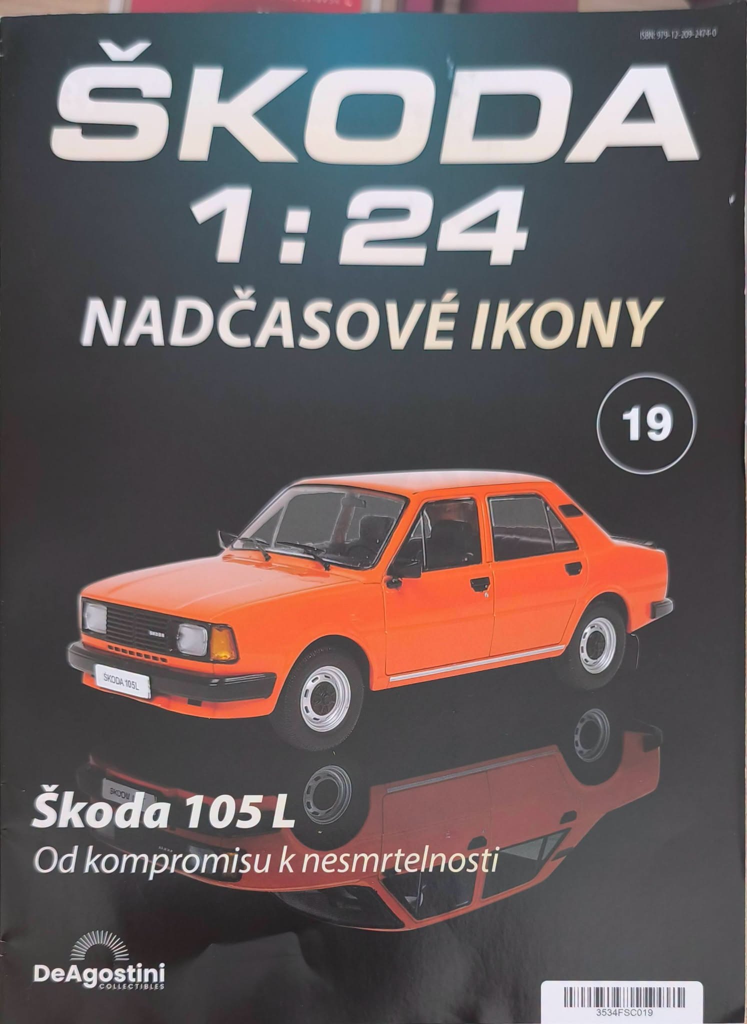 Škoda 105 L 1:24 časopis s modelem