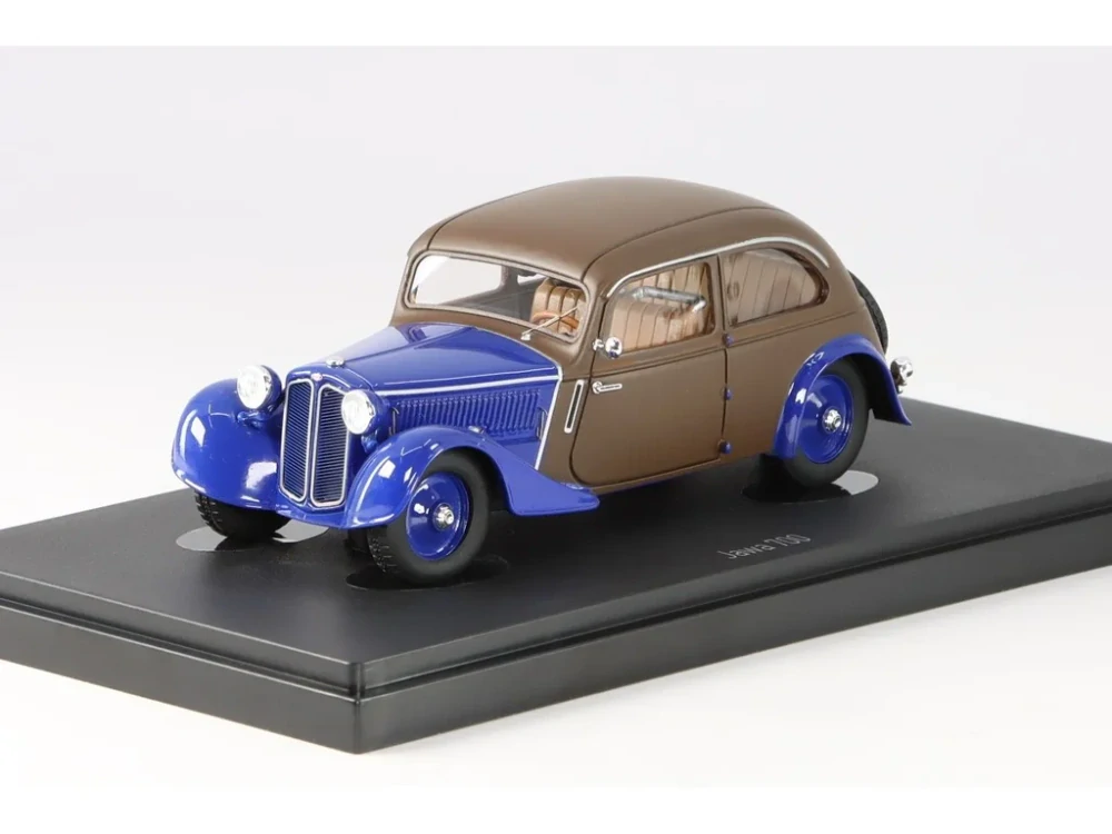 Jawa 700 modrá 1:43 AutoCult časopis s modelem