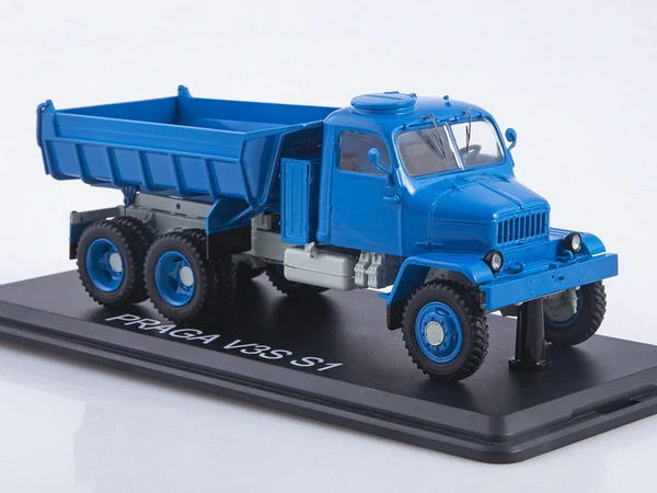 Praga V3S sklápěč modrý 1:43 SSM