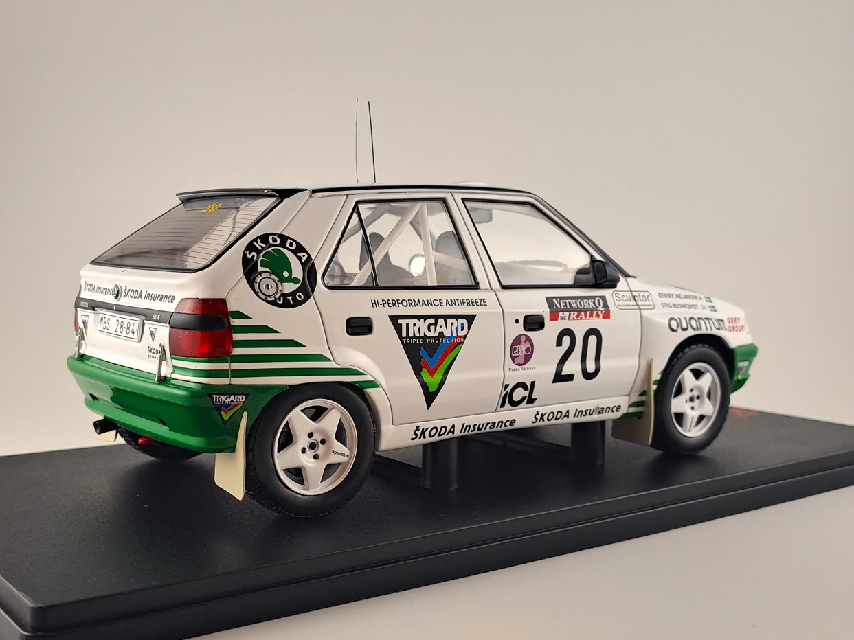 Škoda Felicia Kit Car no.20, Blomqvist, RAC rallye 1995 1:18 IXO