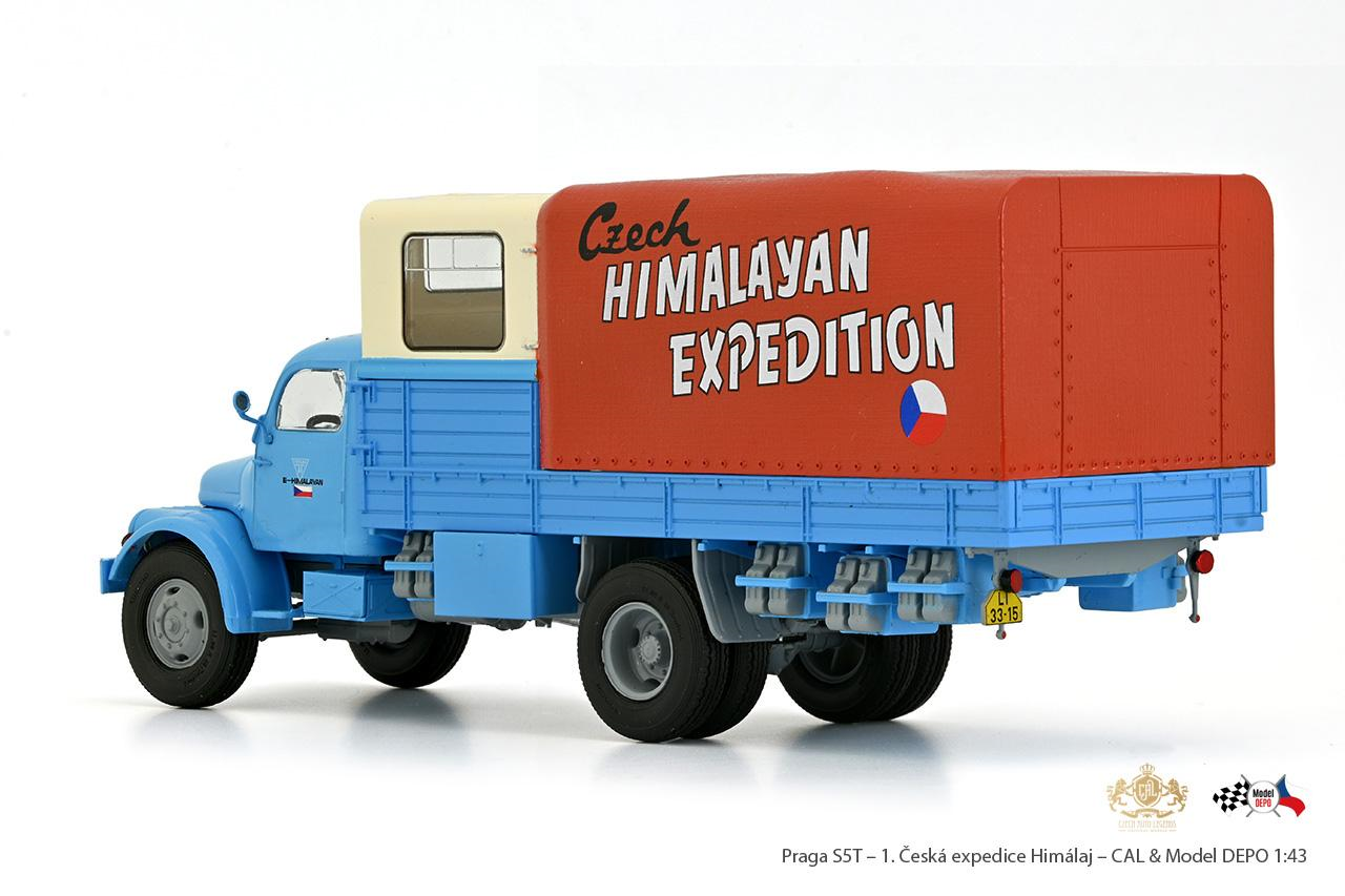 Praga S5T Himálaj 1969 kniha s modelem 1:43 CAL