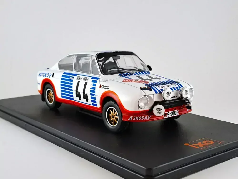 Škoda 130 RS, No.44, Zapadlo, rallye Monte Carlo 1977 1:24 IXO