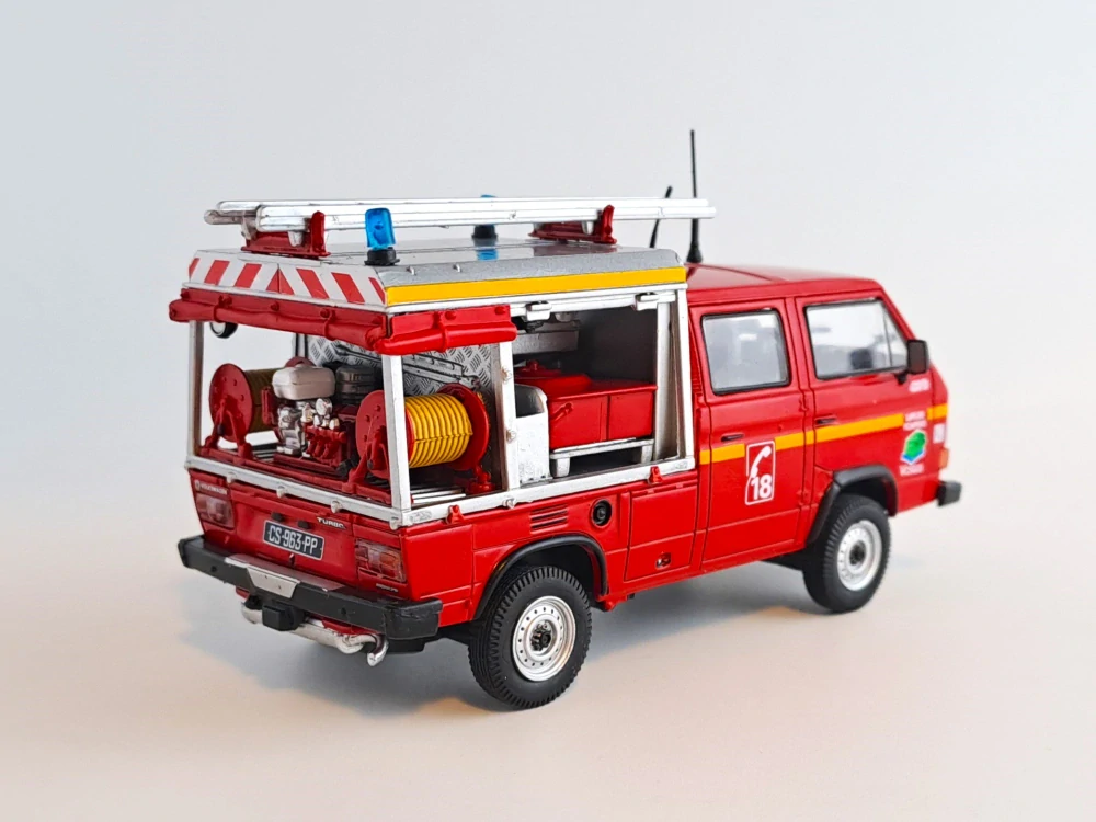 VW T3 Syncro hasiči 1:43 Hachette