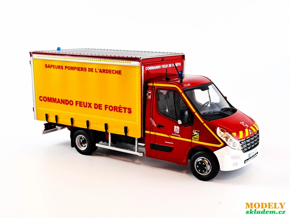 Renault Master Ardeche hasiči 1:43 Hachette