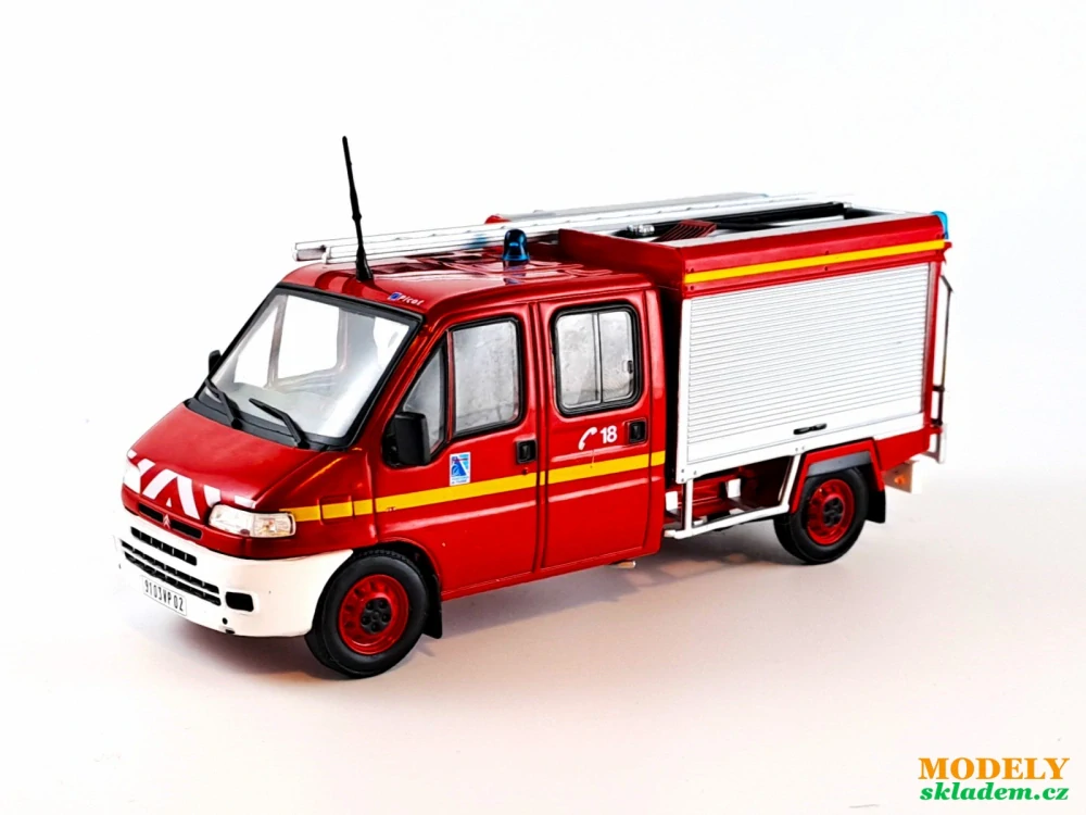 Citroen Jumper PI Picot hasiči 1:43 Hachette