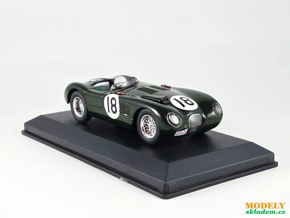 Jaguar XK120 no.18 24h Le Mans 1953 1:43 Altaya