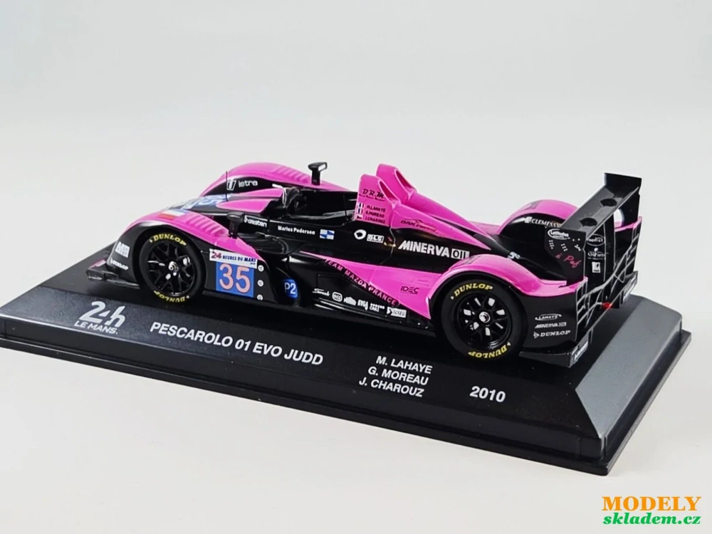 Pescarolo 01 Evo Judd no.35 Charouz 24h Le Mans 2010 1:43 Altaya