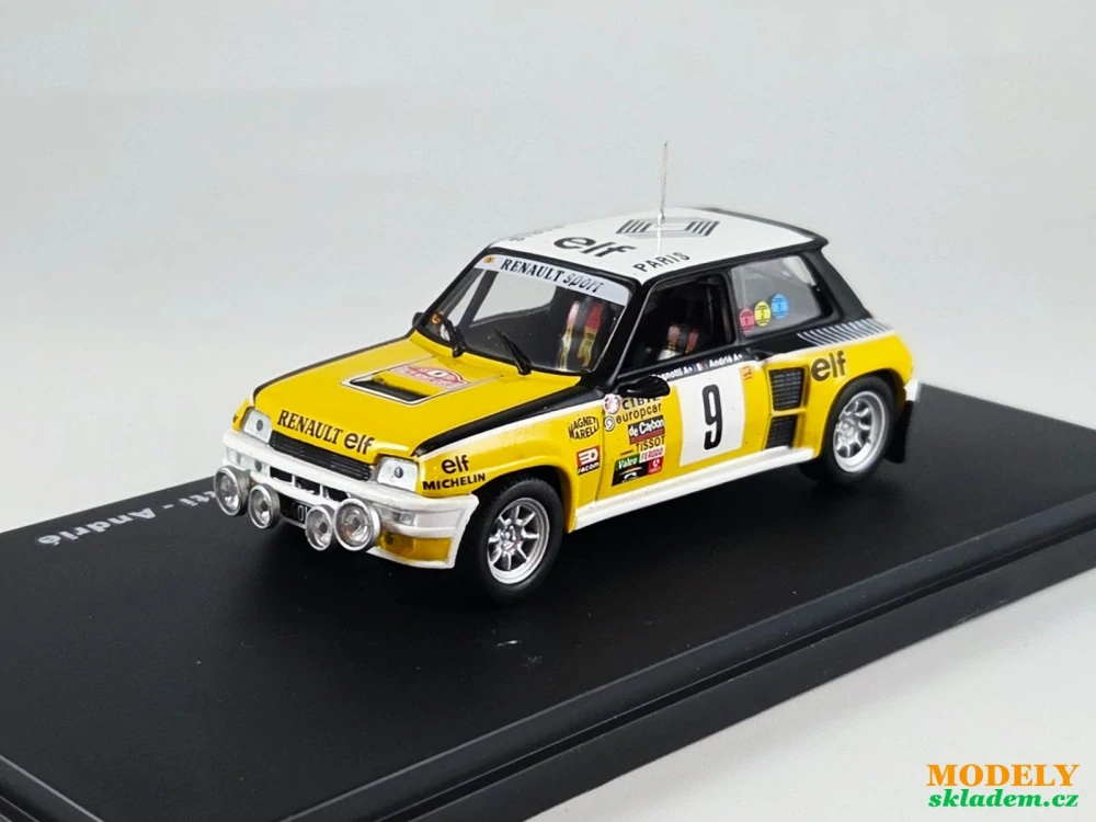 Renault 5 Turbo no.9 Ragnotti 1981 1:43 Altaya