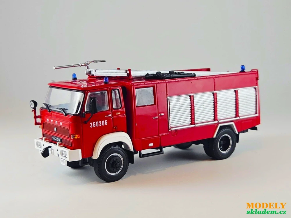 Jelcz 005M hasiči 1:43 časopis s modelem
