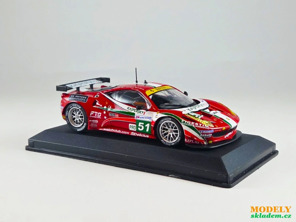 Ferrari 458 Italia GT2 no.51 Fisichella 24h Le Mans 2011 1:43 Altaya