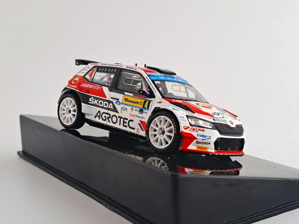 Škoda Fabia Rally 2 EVO No.4, Kopecký, Barum Rally Zlín 2022 1:43 IXO