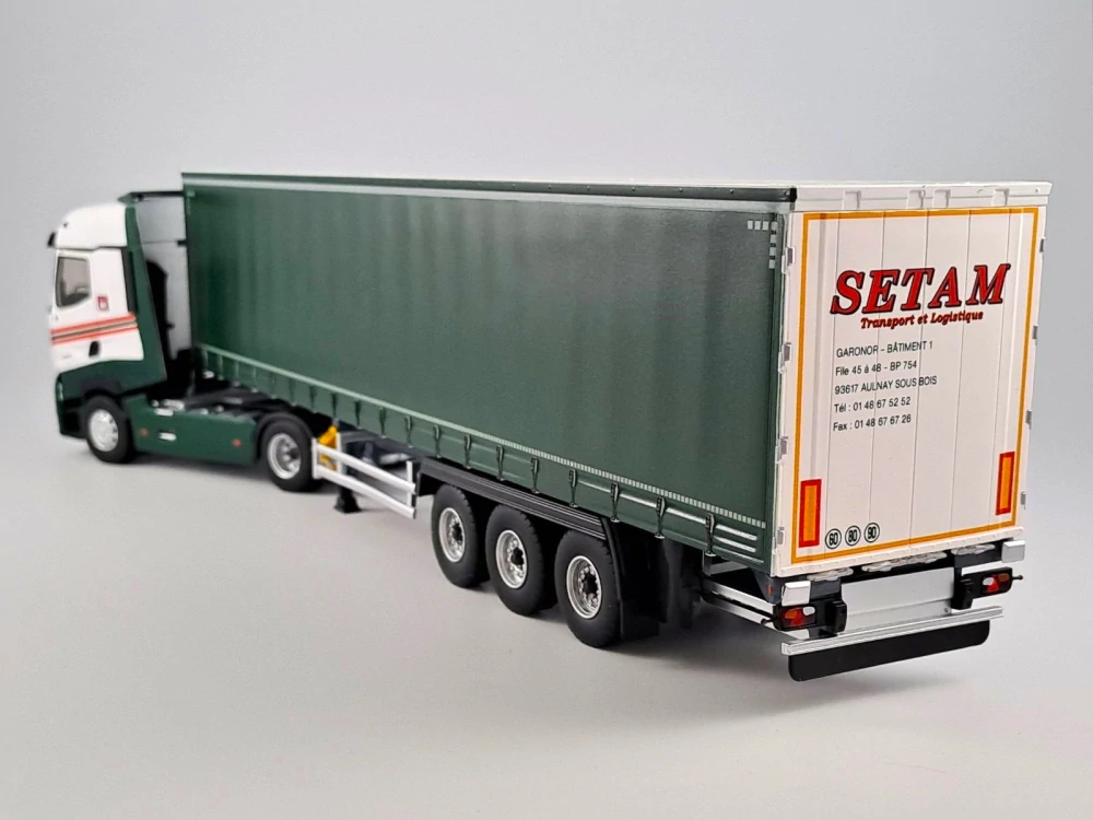 Renault T 520 s návěsem Tautliner SETAM 1:43 Eligor