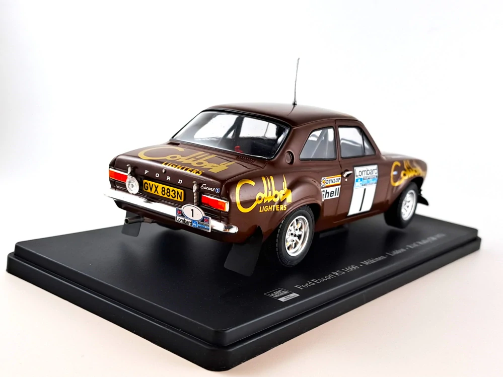 Ford Escort RS1600 no.1, Makinen, RAC rallye 1974 1:24 Hachette