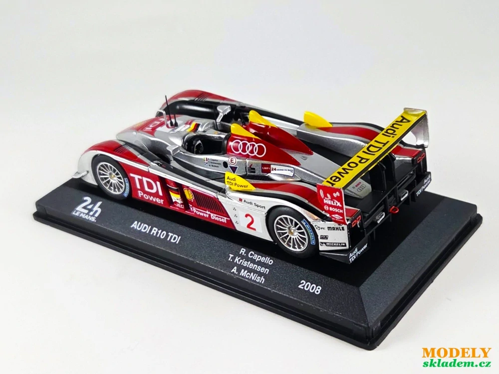 Audi R10 TDI no.2 24h Le Mans 2008 1:43 Altaya