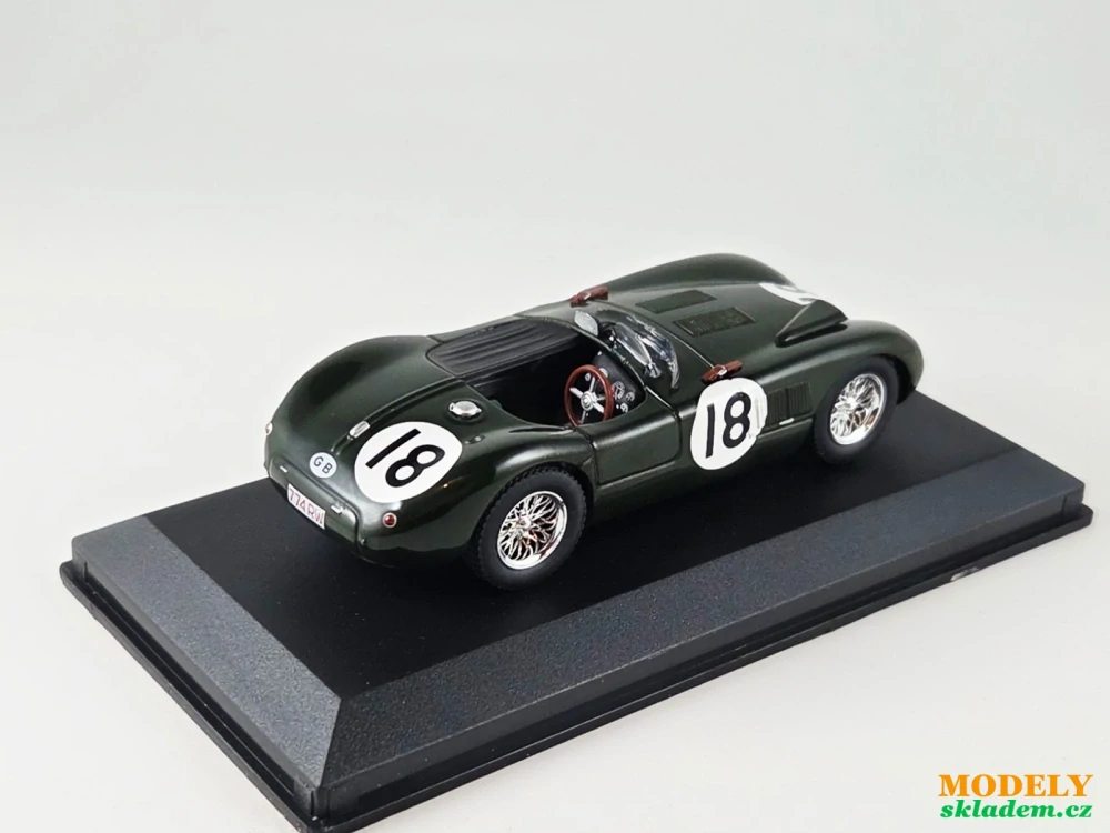 Jaguar XK120 no.18 24h Le Mans 1953 1:43 Altaya