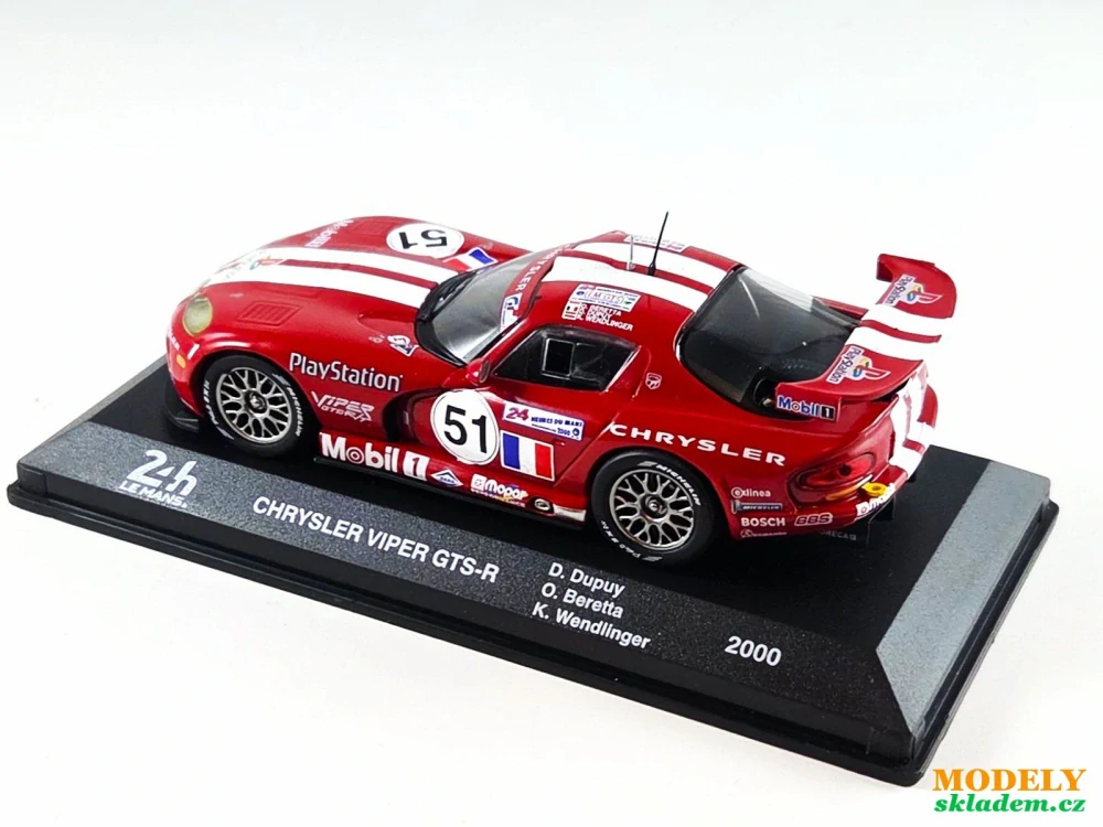 Chrysler Viper GTS-R no.51 Beretta 24h Le Mans 2000 1:43 Altaya
