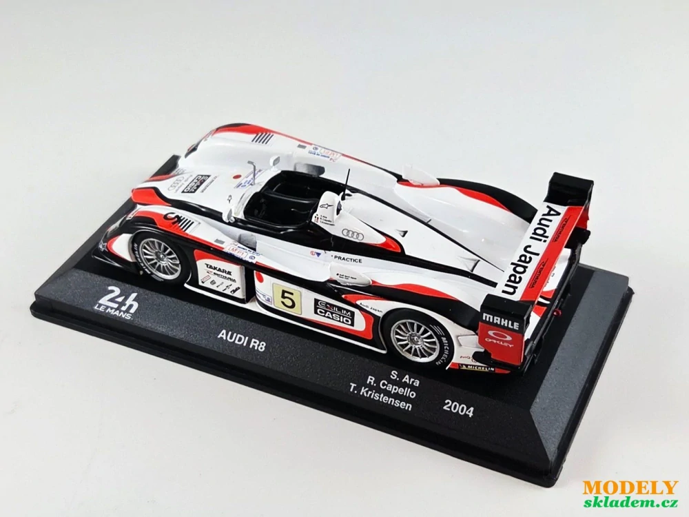 Audi R8 no.5 24h Le Mans 2004 1:43 Altaya