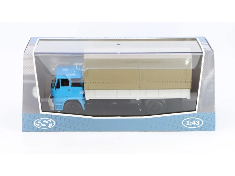 Liaz 100.05 valník s plachtou modrý 1:43 SSM