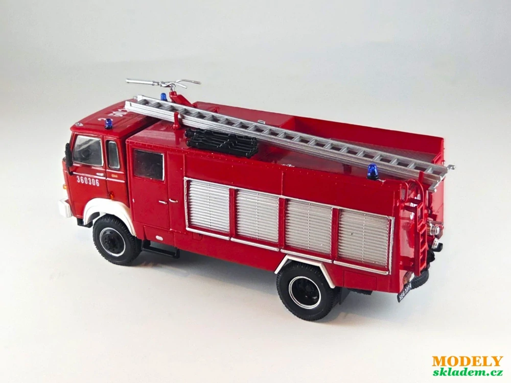 Jelcz 005M hasiči 1:43 časopis s modelem