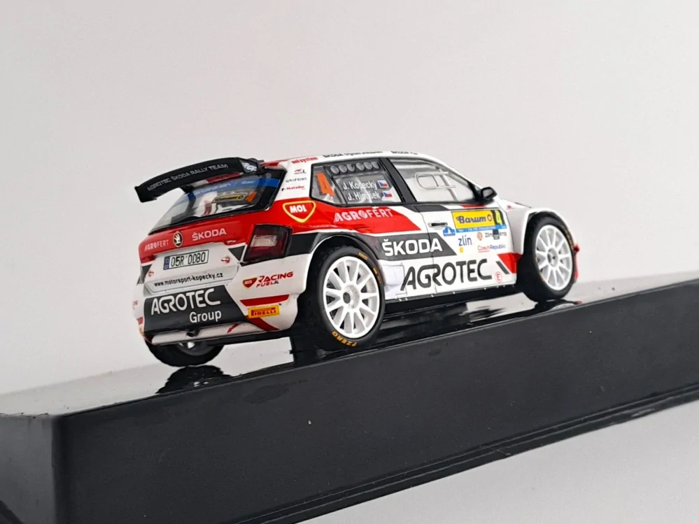 Škoda Fabia Rally 2 EVO No.4, Kopecký, Barum Rally Zlín 2022 1:43 IXO