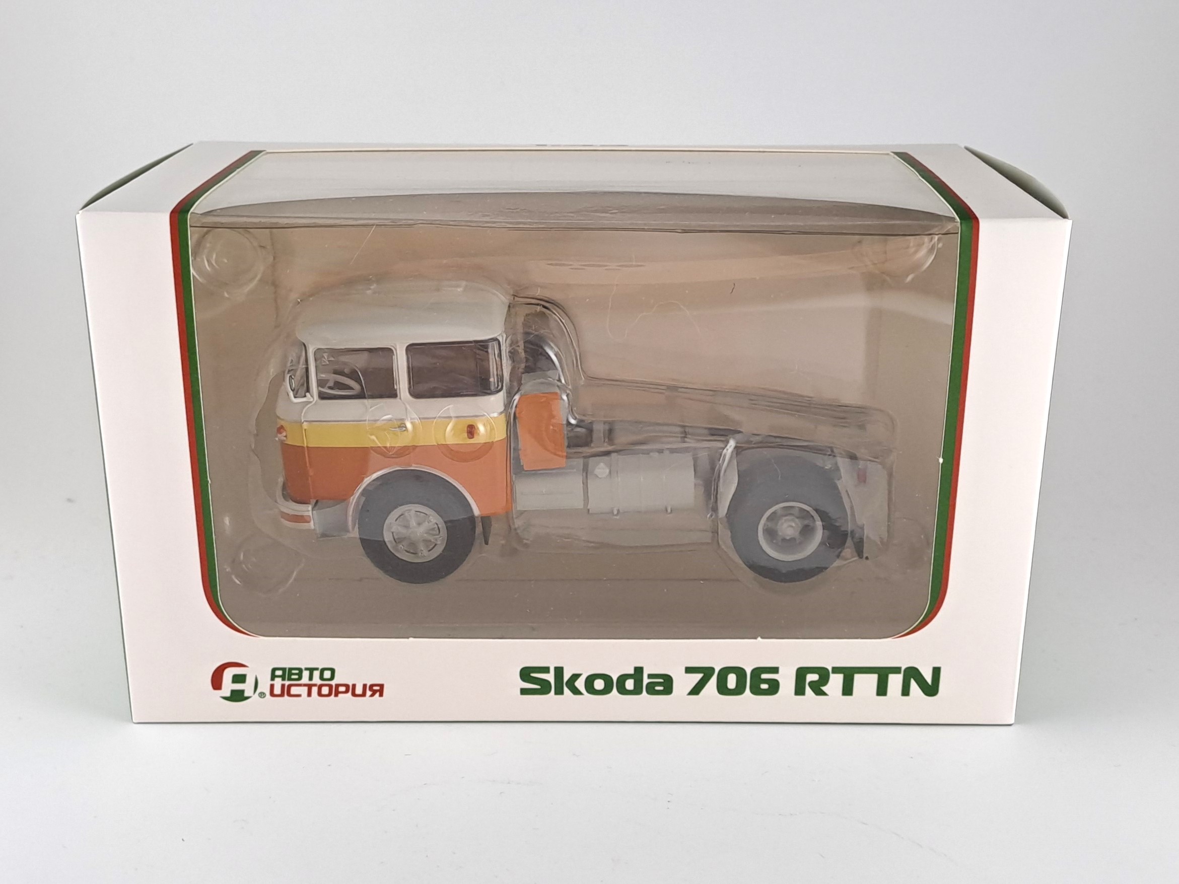 Škoda Liaz 100.05 valník s plachtou oranžový 1:43 Auto Historia