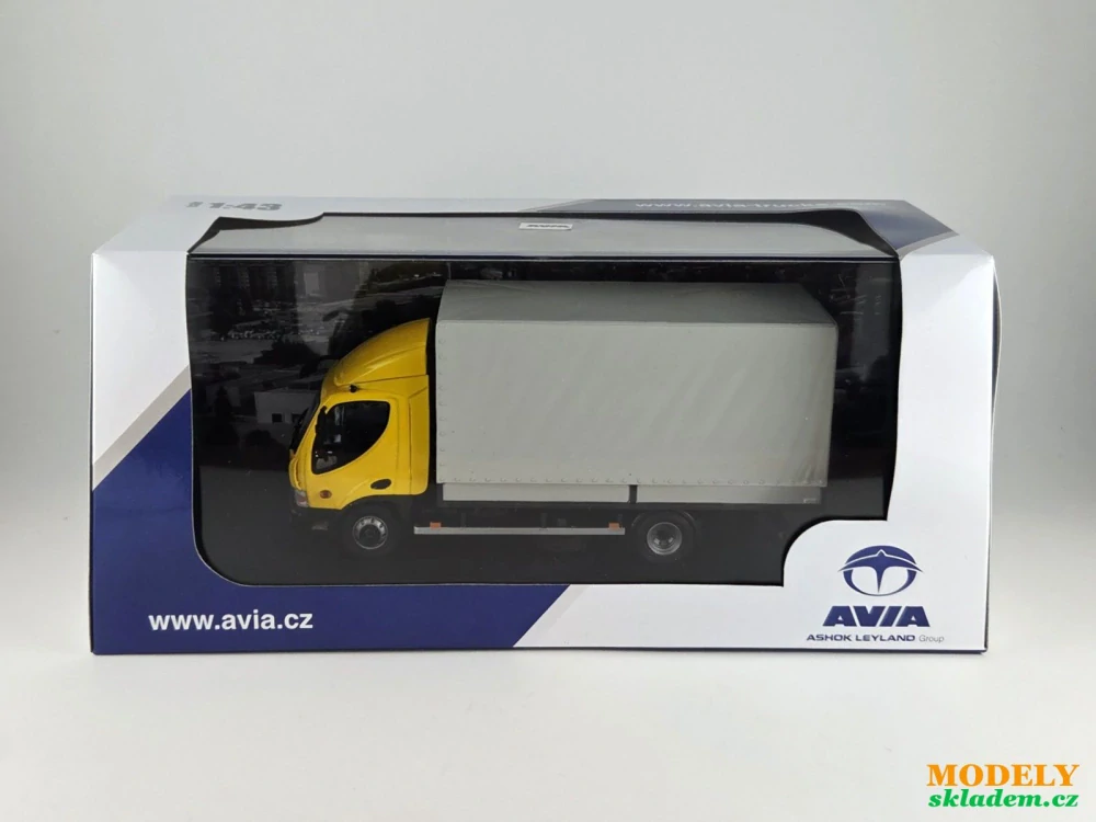 Avia D skříň žlutá 1:43 Foxtoys