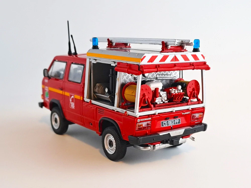 VW T3 Syncro hasiči 1:43 Hachette