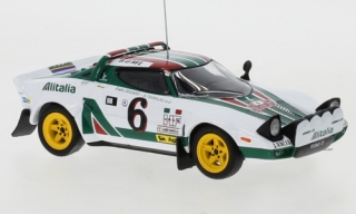 Lancia Stratos HF, No.6, Waldergard, rallye Monte Carlo 1976 1:43 IXO