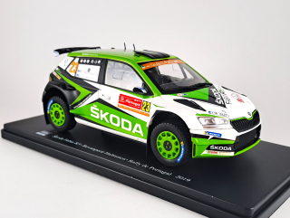 Škoda Fabia R5 Evo no.23, Rovanpera, rallye Portugalsko 1:24 Hachette