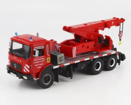 Saviem EPG autojeřáb hasiči 1:43