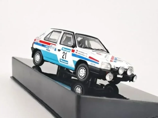 Škoda Favorit 136 L no.21, Křeček, Barum rallye 1990 1:43 IXO