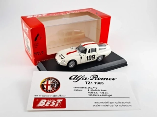 Alfa Romeo TZ1 no.199, Nabokov, Monza 1964 1:43 Best