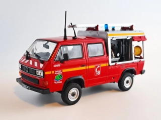 VW T3 Syncro hasiči 1:43 Hachette