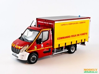 Renault Master Ardeche hasiči 1:43 Hachette