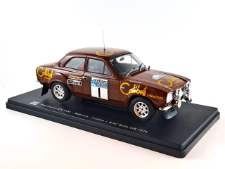 Ford Escort RS1600 no.1, Makinen, RAC rallye 1974 1:24 Hachette