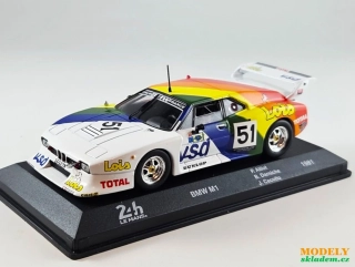 BMW M1 no.51 Alliot 24h Le Mans 1981 1:43 Altaya