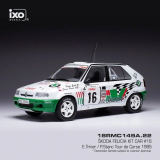 Škoda Felicia Kit Car no.16, Triner, Tour de Corse 1995 1:18 IXO