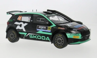 Škoda Fabia Rally2, No.22, G.Greensmith, WRC, Safari Rallye Kenia 1:18 IXO