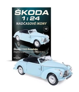 Škoda 1102 Roadster 1:24 časopis s modelem