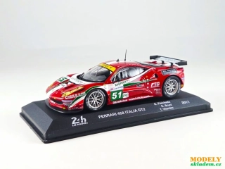 Ferrari 458 Italia GT2 no.51 Fisichella 24h Le Mans 2011 1:43 Altaya